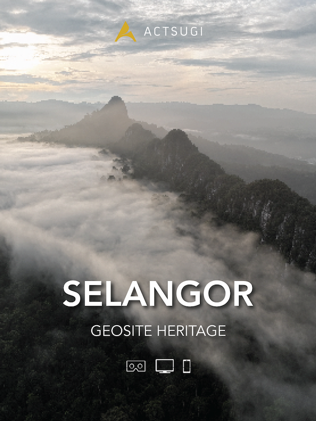 virtual guidebook cover of Selangor Geosite Heritage: Gombak-Hulu Langat Geopark
